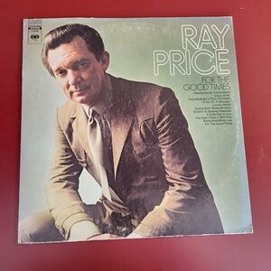 Ray Price For The Good Times Record LP Vinyl